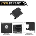 thumbnail image 4 of Unique Bargains HVAC Heater Blend Door Actuator Replacement for Mazda 6 2008-2013 AC Heater Actuator No.GS3L61A70 Air Door Actuator Plastic Metal Black, 4 of 6