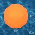 thumbnail image 4 of Hound2O Dog Toys | Squeaky Fetch Ball, Orange | Durable & Floating Outdoor Toy for Dogs, 4 of 6
