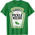 thumbnail image 1 of Sweet Relish Funny Halloween Condiment Green Pickle T-Shirt - As Picture - 3XL, 1 of 2