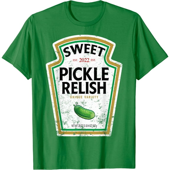 Hot Trending Kiraa Tee With Sweet Relish Funny Condiment Green Pickle Unisex S-5Xl T-Shirt