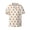 Cute Carrot Print, variant on Cute Cartoon Panda Print Men's Wrinkle Free Untucked Cuban Shirt Business Casual Button Down Shirts Short Sleeve Shirt