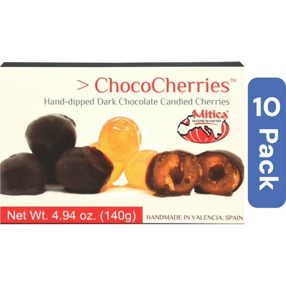 Mitica Cherries in Chocolate 4.9 oz (Pack Of 10)