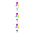 thumbnail image 4 of Billuyoard Smart WiFi Tuya LED Light E14 Bulbs Waterproof Lighting C37 Decoration Party Control Dimmable Brightness IP55 RGB 500LM Voice Type1 NO1, 4 of 6