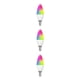 thumbnail image 1 of Matsuzay Smart WiFi Tuya LED Light E14 Control Waterproof Dimmable Voice Brightness RGB C37 Party Bulbs IP55 Decoration Lighting 500LM Type1 NO1, 1 of 6