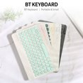 thumbnail image 2 of Graflsoa Slim White Bluetooth Keyboard with 13 Shortcut Keys, Responsive Chocolate-Style Buttons, 30-Day Battery Life, Compatible with Multiple Devices, 2 of 6