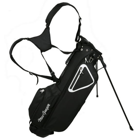 MacGregor Golf MacTec Stand Bag - Slim Lightweight 7" Golf Bag Black/White