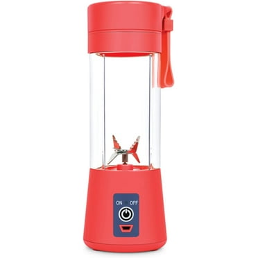 KASGMU  Portable Electric Juicer Cup - USB Rechargeable Mini Fruit Press for Oranges & Travel Use (RED)