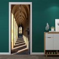 thumbnail image 3 of (95x215cmB)Door Sticker Trompe l'oeil Effect 3D Interior PVC Wall Stickers for Decoration Wall Living Room Kitchen Bedroom Bathroom Wallpaper, 3 of 5