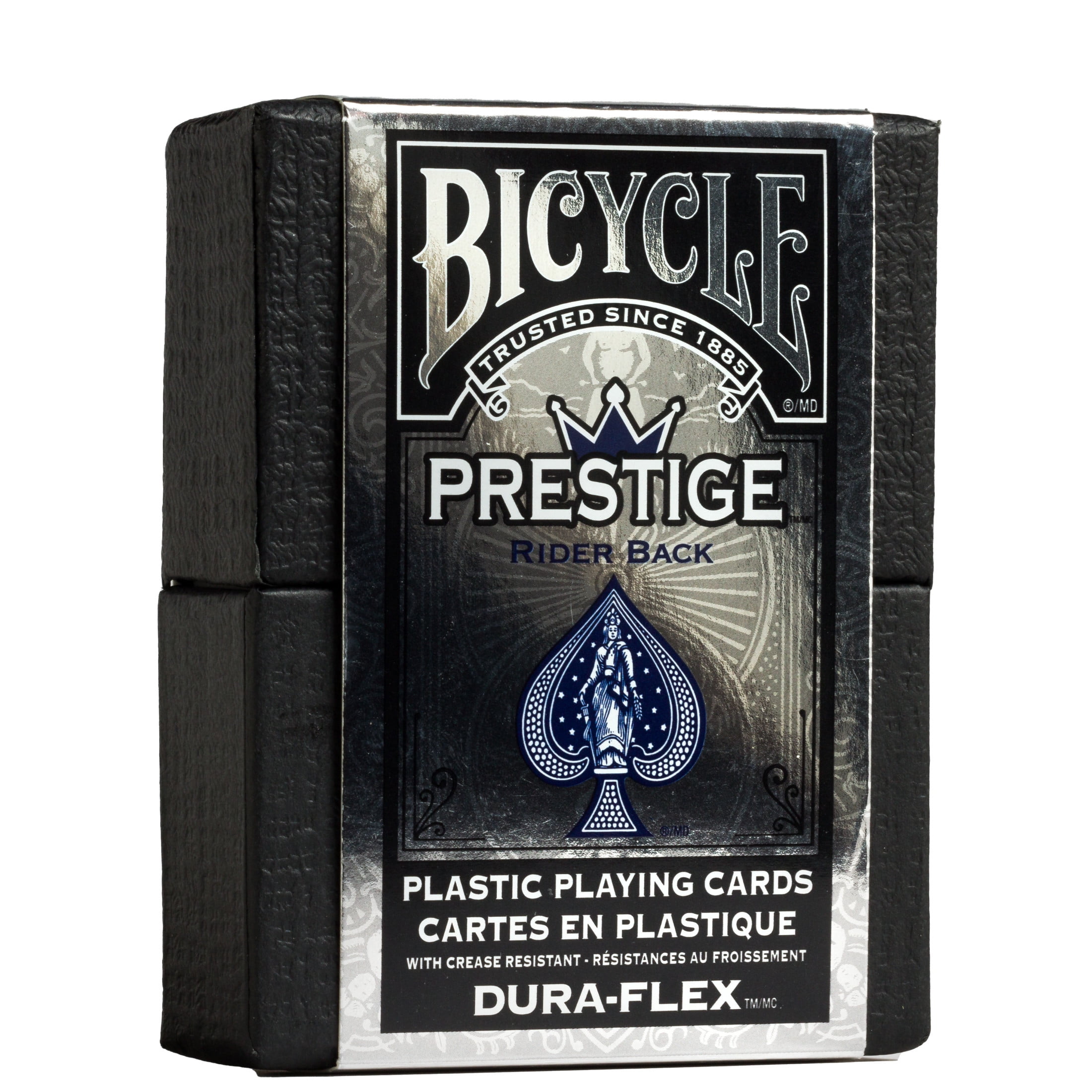 Bicycle Prestige Plastic Premium Playing Cards, Standard Index,