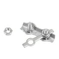 thumbnail image 5 of 3Pcs 304 Stainless Steel Duplex Wire Rope Clip Cable Clamp For 1mm-1.5mm, 5 of 5
