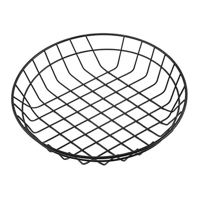 Yuarrent Cesta de almacenamiento, contenedor de acero inoxidable, rejilla resistente al calor, accesorios de aceite, aperitivos para patatas Cocina y Comedor