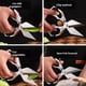 thumbnail image 4 of Toystoory Tijeras de cocina de acero inoxidable de alta resistencia, tijeras afiladas, para aves de corral, tijeras de cocina con mango de acero Cocina y Comedor negro, 4 of 6