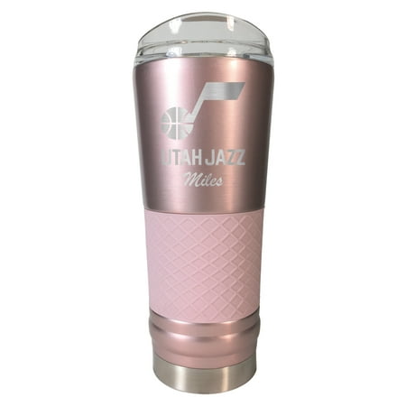 

Utah Jazz 24oz. Personalized Rose Gold Draft Tumbler