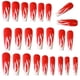 thumbnail image 2 of Uñas postizas, uñas postizas, regalos para mujeres, 24 parches para uñas postizas, productos para uñas usables, pegatinas removibles con pegamento de 1 ml., 2 of 2