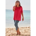 thumbnail image 2 of Catherines Women's Plus Size Touch Of Lace Tee, 2 of 3