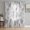 Gray, Silver, Pewter, Graphite, variant on Sheer Curtains 96 Inches Long 2 Panels Set for Living Room, Tropical Leaves Semi Sheer Curtains for Windows, Pink Blue Summer Palm Flowers Pineapple Voile Window Treatments Rod Pocket Curtain