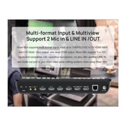 Mixer MiNi 4-CH FHD Video Live-Streaming Multi-view And Recording