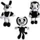 thumbnail image 1 of 3PCS Bendy Plush Toy Set - Cute Horror Game Dolls, Soft Stuffed Animals for Kids & Fans, 1 of 3