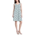 thumbnail image 2 of FORMRS Summer Dress for Women Loose U Neck Sleeveless Midi Beach Sundresses with Pockets, Simple Sheep Pattern, 2 of 8