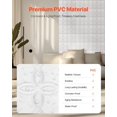 thumbnail image 4 of 3D Wall Panels 33 Pack 11.81x11.81 Inch PVC Modern Minimalist Floral Tiles 32 Sq Ft Accent Wall Panel Matte White for Interior Home Decor Ceiling Bedroom Living Room Gaming Room, 4 of 6