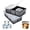 2Pack, variant on 6-Cavity Collapsible Large Ice Cube Tray - 45mm Mega Square Silicone Ice Mold with Lid - Easy Release, Slow-Melting Ice Cubes for Whiskey, Cocktails & Iced Coffee