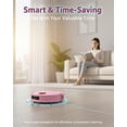 thumbnail image 3 of Mini Robot Vacuum for Car, Smart 3-in-1 Cleaner, Rechargeable Sweeping & Mopping Robot for Pet Hair, Hard Floors and Small Spaces, 3 of 7