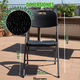 thumbnail image 4 of Silla Negra Plegable Lifetime Inmatmex 10pz Ideal Para Jardín y Negocios, 4 of 10