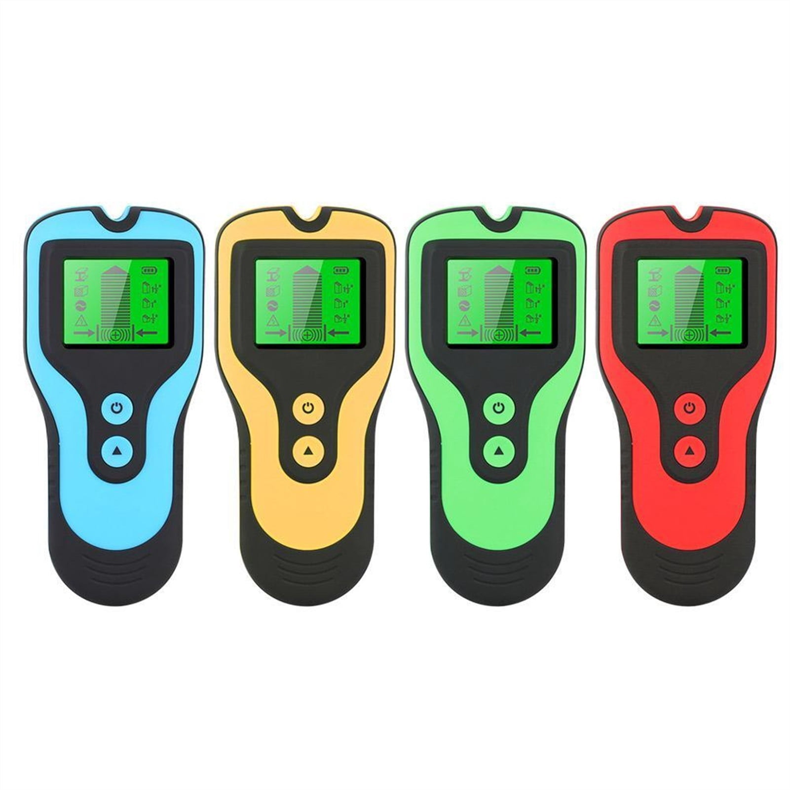 5 In 1 Wall Testing Monitor Water Purity Filter Metal Detector AC Voltage Live Wire Wood Pipe Stud Finder Wall Scanner ,High Visibility