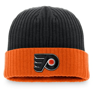 Men's Fanatics Branded Black/Orange Philadelphia Flyers Primary Logo Iconic  Two-Tone Snapback Hat