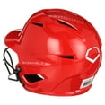 EvoShield XVT Batting Helmet Gloss Finish with Facemask, Scarlet