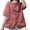 Red, variant on Linen Shirts for Womens Short Sleeve Crew Neck Tee Vintage Loose Versatile Cardigan Blouses Green L