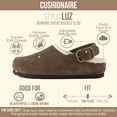 thumbnail image 3 of Cushionaire Luz Suede Clogs for Women with Fuzzy Lining, 3 of 26