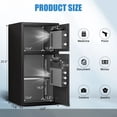 thumbnail image 5 of Karbeen 6.0 Cu ft Large Safe Box Fireproof, Digital Keypad Home Safe with Deposit Slot & Dual Alarm System, Money Safe with Mute Function and LED Light, Security Box for Money Valuables, 5 of 7