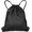 Black, variant on Drawstring Backpack Bag 16.5" x 19.3" Oxford Cloth Bulk Cinch Sack Unisex Waterproof Draw String Back with Zipper Pockets for Sports Gym Travel Swimming Beach, White