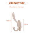 thumbnail image 2 of Dinheiro Paquete de 10 ganchos para puerta, colgador autoadhesivo montado en la pared para ducha, cocina, baño, toalla, abrigo, bolso, sombrero, llave, 2 of 6