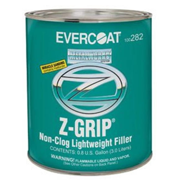 Fibre-Glass Evercoat FIB-282 Z-GripNon-Clog Lightweight Filler, Gallon
