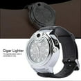 thumbnail image 4 of Cigarette Cigar Lighter Watch Quartz Watch Refillable Butane Lighter Watch Black, 4 of 5