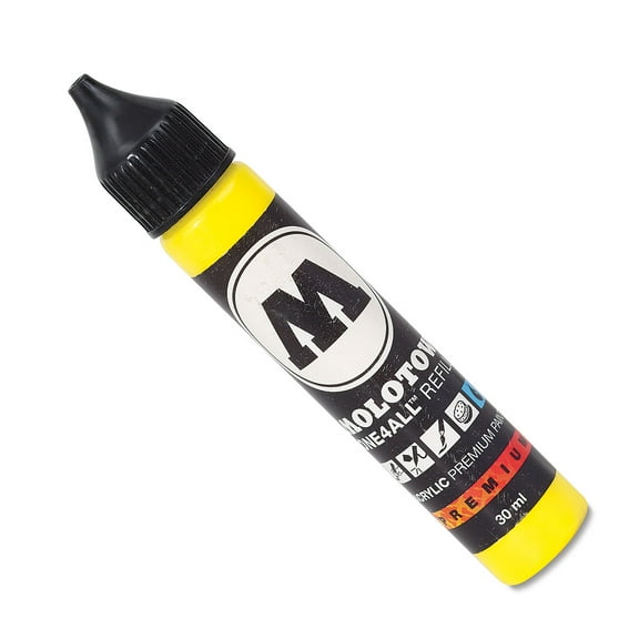MOLOTOW 30ml Acrylic Marker Refill Zinc Yellow