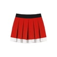 thumbnail image 3 of Miutii Jupes Plissées d'Uniforme Scolaire pour Filles, Jupes de Performance de Pom-Pom Girl, Jupes de Tennis, Jupes de Skateur, Vêtements de Danse Rouges 16, 3 of 7