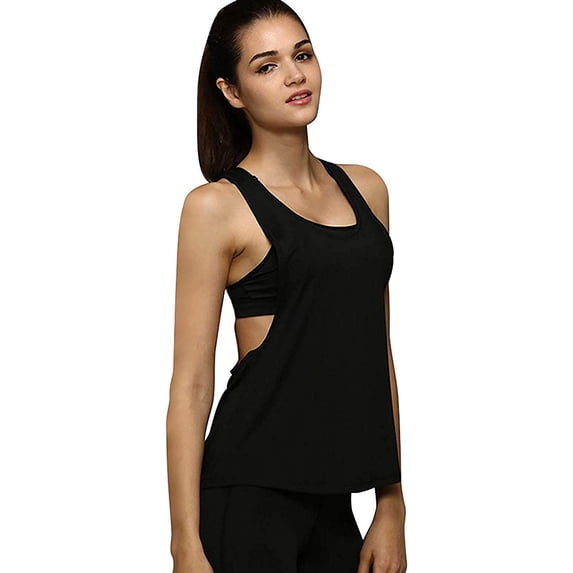 eloria Women's Gym Vest Tank Top Camisole Women Spaghetti Racerback Crop Top Active Wear Yoga Workout Top