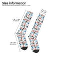 thumbnail image 2 of Cauagu Sport Items Print Women's Men's Ankle Socks 1-pack Casual Athletic Socks for Unisex Adult Moisture-Wicking Socks for Daily Wear/Running/Sport, 2 of 8