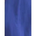 thumbnail image 4 of Lumento Womens Side Slit Maxi Shift Dress V-Neck Loose Dresses Ladies 3/4 Sleeve Cotton Linen Long Dress Blue 2XL, 4 of 5