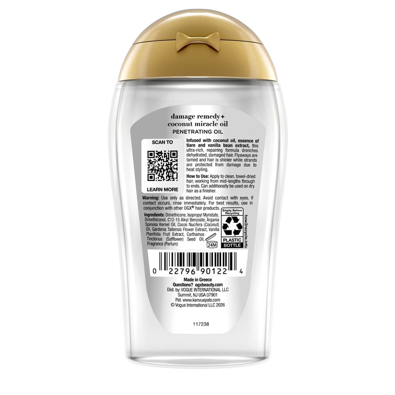 OGX Coconut Miracle Oil Penetrating Hair Treatment photo 4
