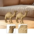thumbnail image 4 of 2 Pcs Unpainted Wooden Animal Figurines Desktop Sculpture Creativity Ready for Home Living Room Office, 4 of 6