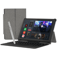 thumbnail image 2 of BYBBUO 10.1 Inch Android 12 Tablet with Keyboard Case - 2-in-1 Laptop, 4GB RAM, 128GB Storage, Expandable to 512GB, Full HD IPS Touchscreen, Stylus, GMS Certified, 2 of 9