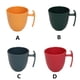 thumbnail image 4 of Naiovety Taza de café de plástico, redonda, Universal, reutilizable, tazas, tazas de agua suave, decoración, barra de leche de cereales, bebida Cocina y Comedor Amarillo Naiovety HA081635-01, 4 of 6