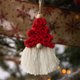 thumbnail image 5 of Colgante de árbol de Navidad hecho a mano, adornos rojos de Papá Noel, árbol de Navidad colgante, decoración del hogar para Año Nuevo 2025, regalos de Navidad, 5 of 5