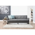 thumbnail image 1 of Hometrends Grey Futon Sofa Bed, 1 of 6