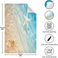 thumbnail image 3 of White Starfish Sea Water Tea Towels Set of 6 Seashell Summer Beach Kitchen Dish Cloth with Hanging Loop, 18"x28"Lint-Free Absorbent Towel for Kitchen Drying Wiping and Cleaning, 3 of 5