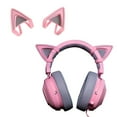 thumbnail image 2 of JZROCKER 1Pair Kitty Cat Ears Pink Green Purple for Kraken V2 Headphones Headsets, 2 of 14
